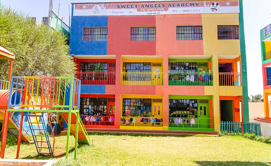 Safe outdoor playgrounds & sports area